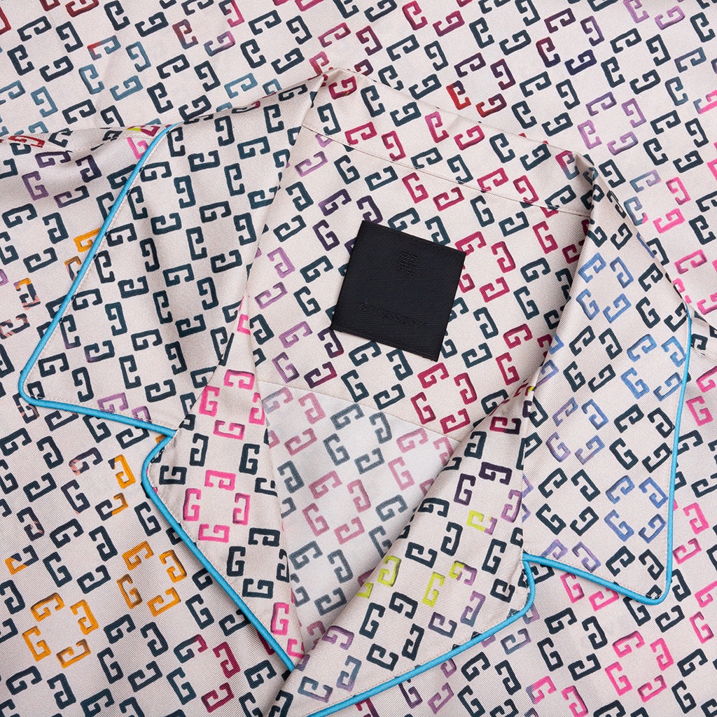 MONOGRAM 72 SILK PYJAMAS SHIRT - MULTICOLORED - 3