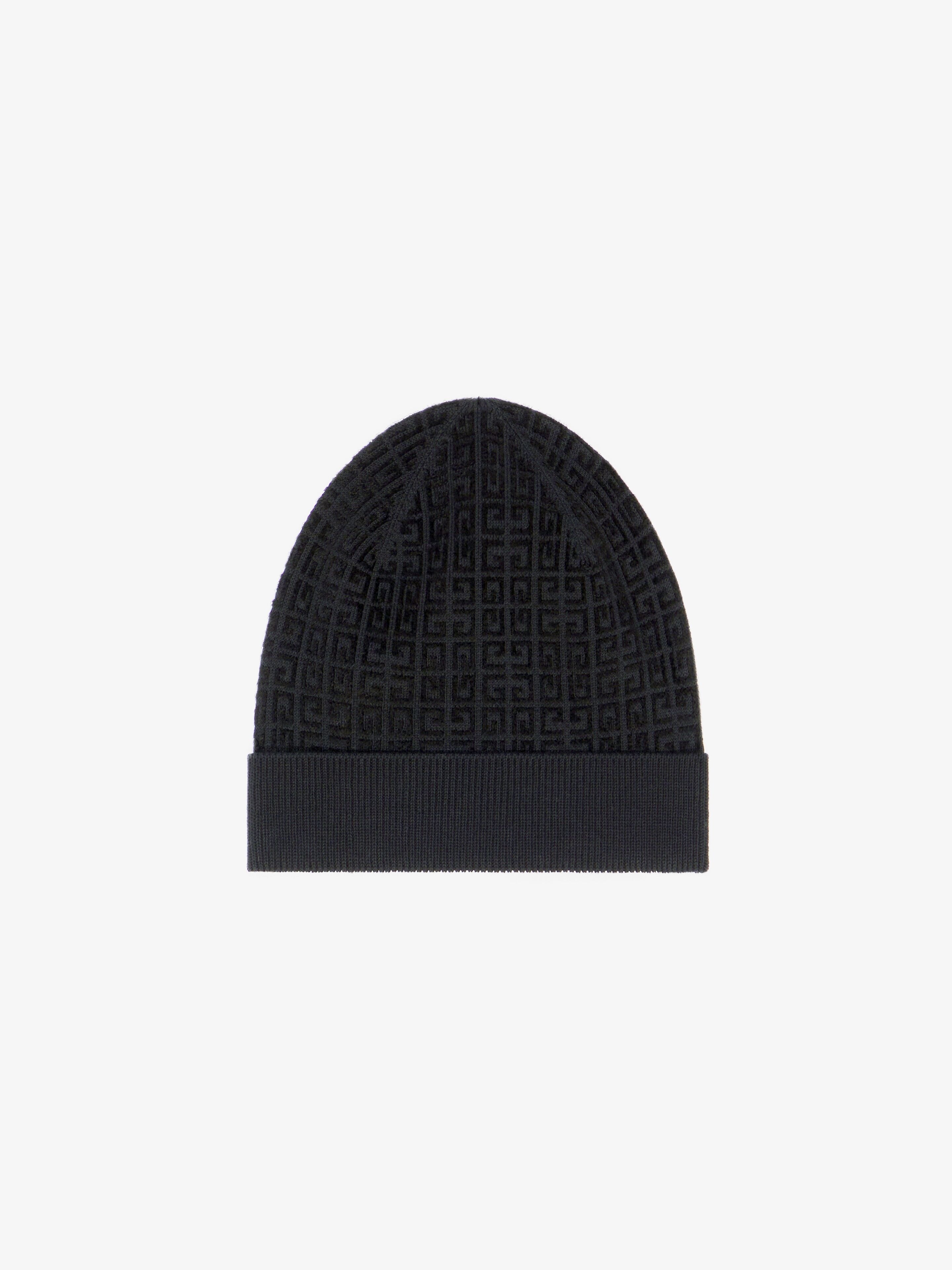 4G BEANIE IN KNIT WITH VELVET EFFECT - 1