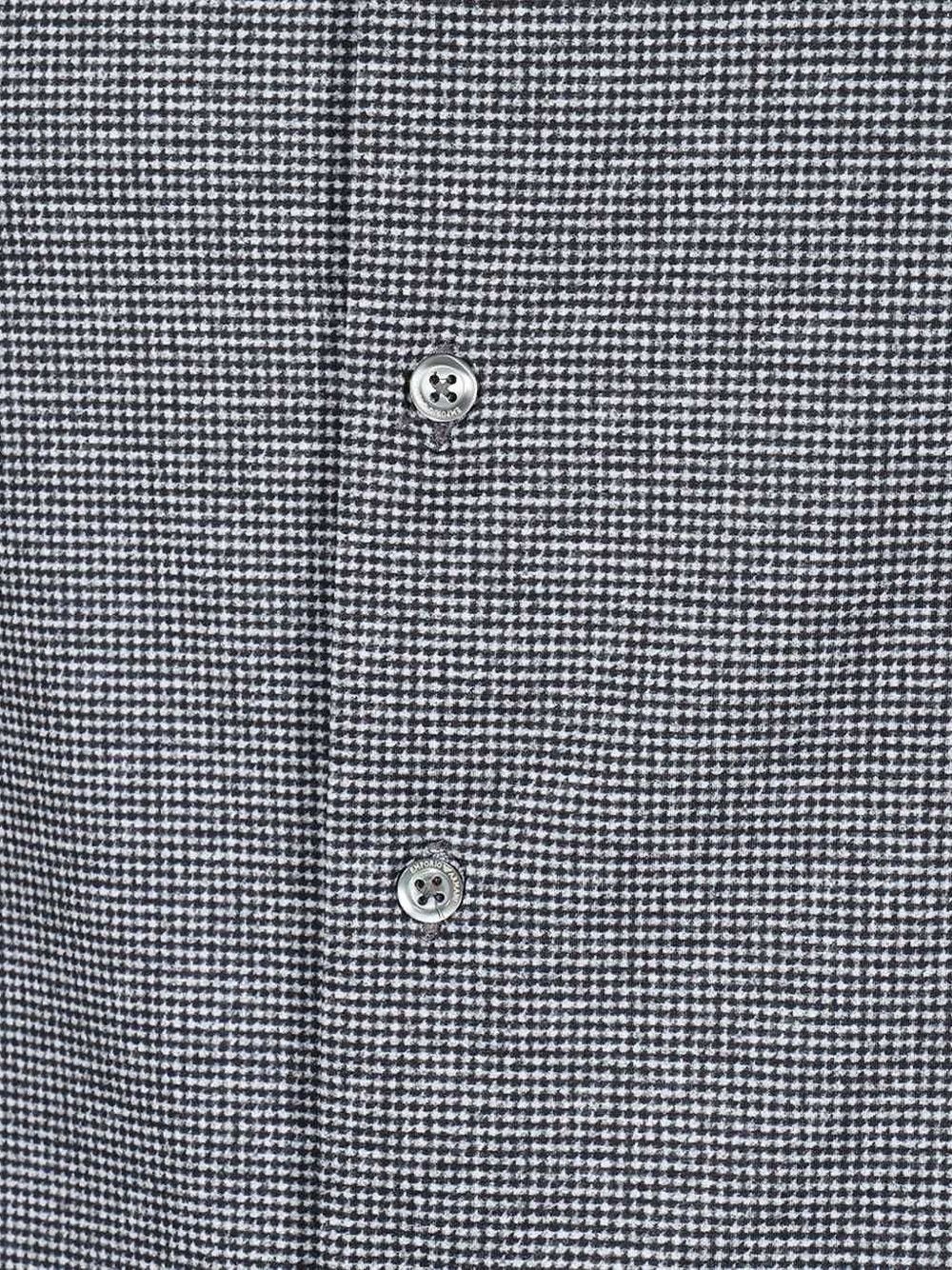 houndstooth pattern shirt - 3