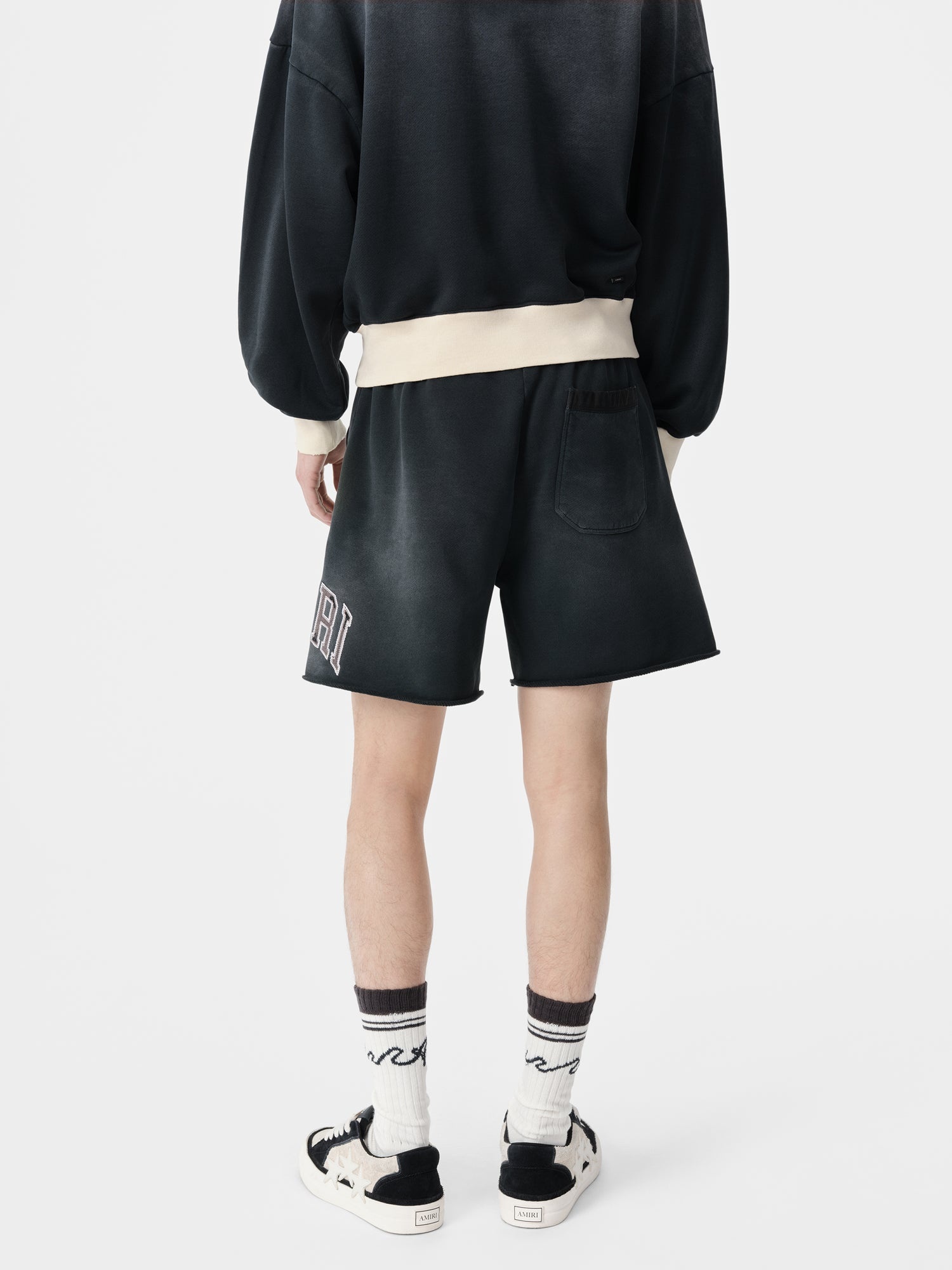 AMIRI AMIRI VINTAGE COLLEGIATE SHORT | REVERSIBLE