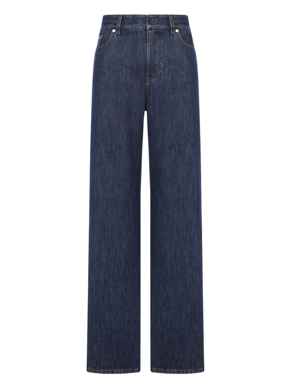 Denim cotton jeans - 1