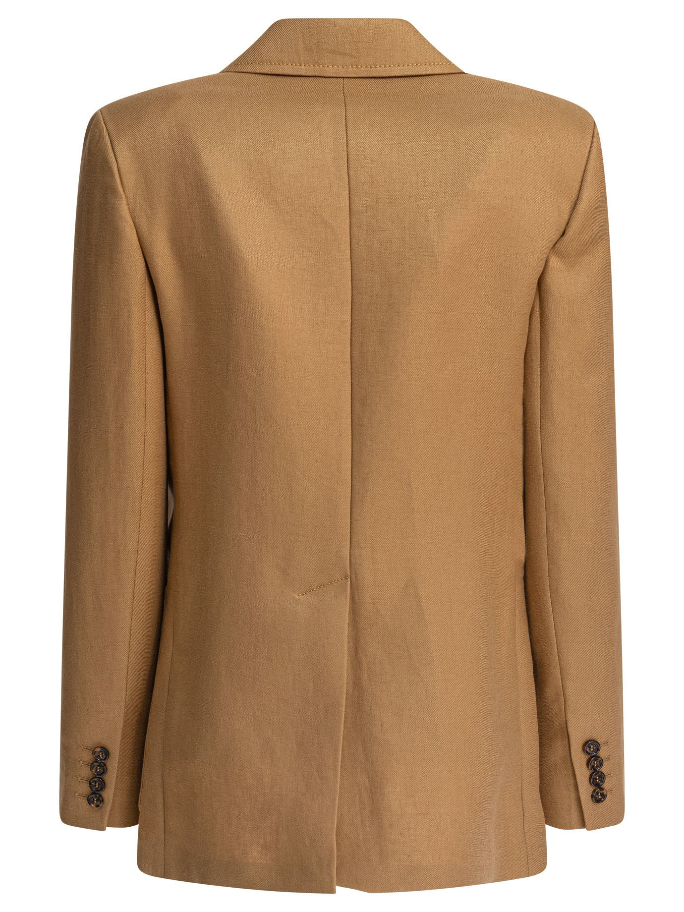 Max Mara Women Single-Breasted Linen Blazer - 2
