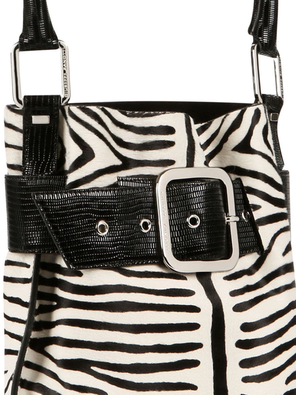 Wanda zebra-print bucket bag - 3