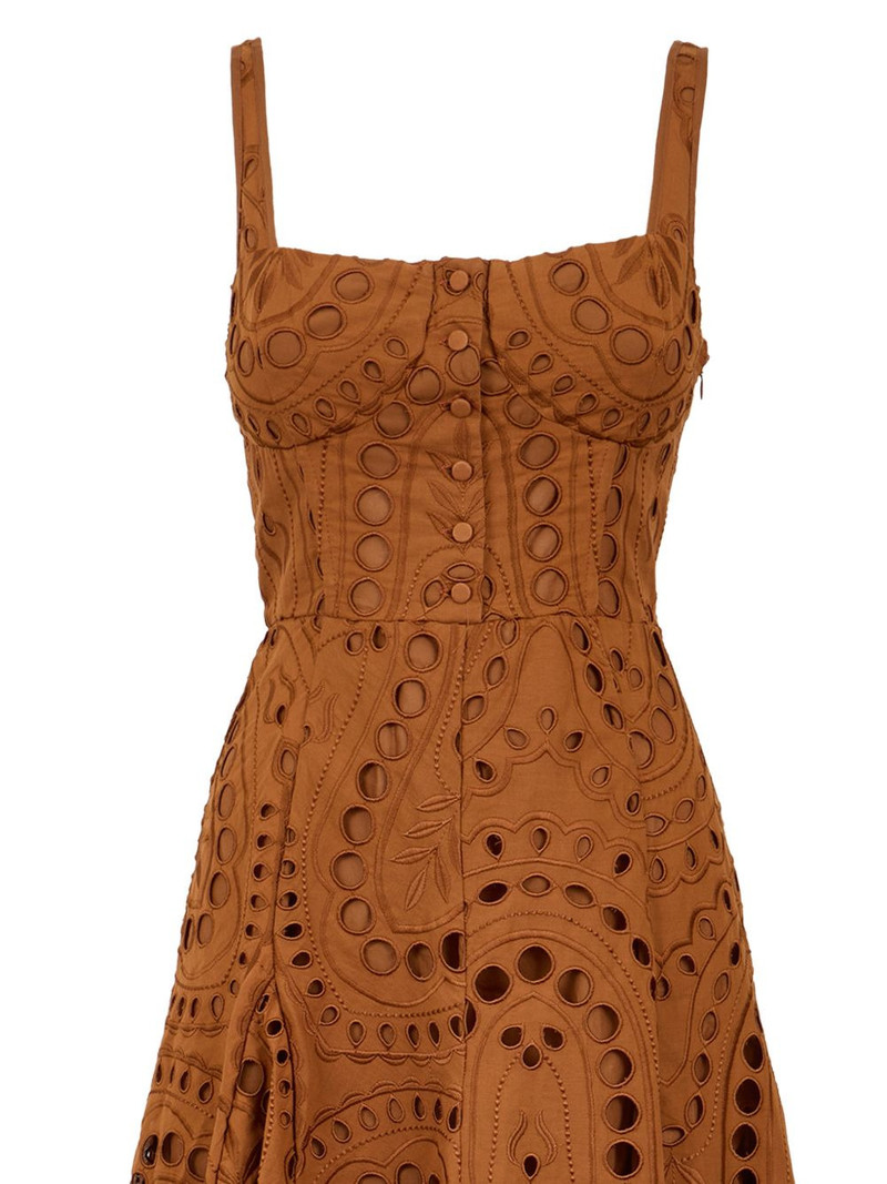 Ayla eyelet asymmetric dress 4