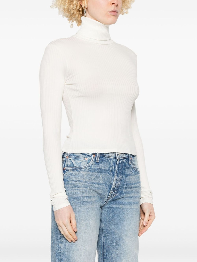 ribbed roll-neck top 3