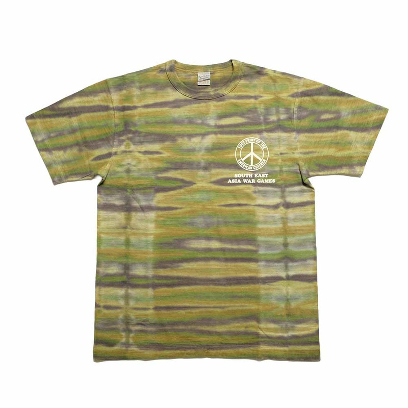 Buzz Rickson's SLUB YARN T-SHIRT - THE DYE CAMOUFLAGE - BR79733 outlook