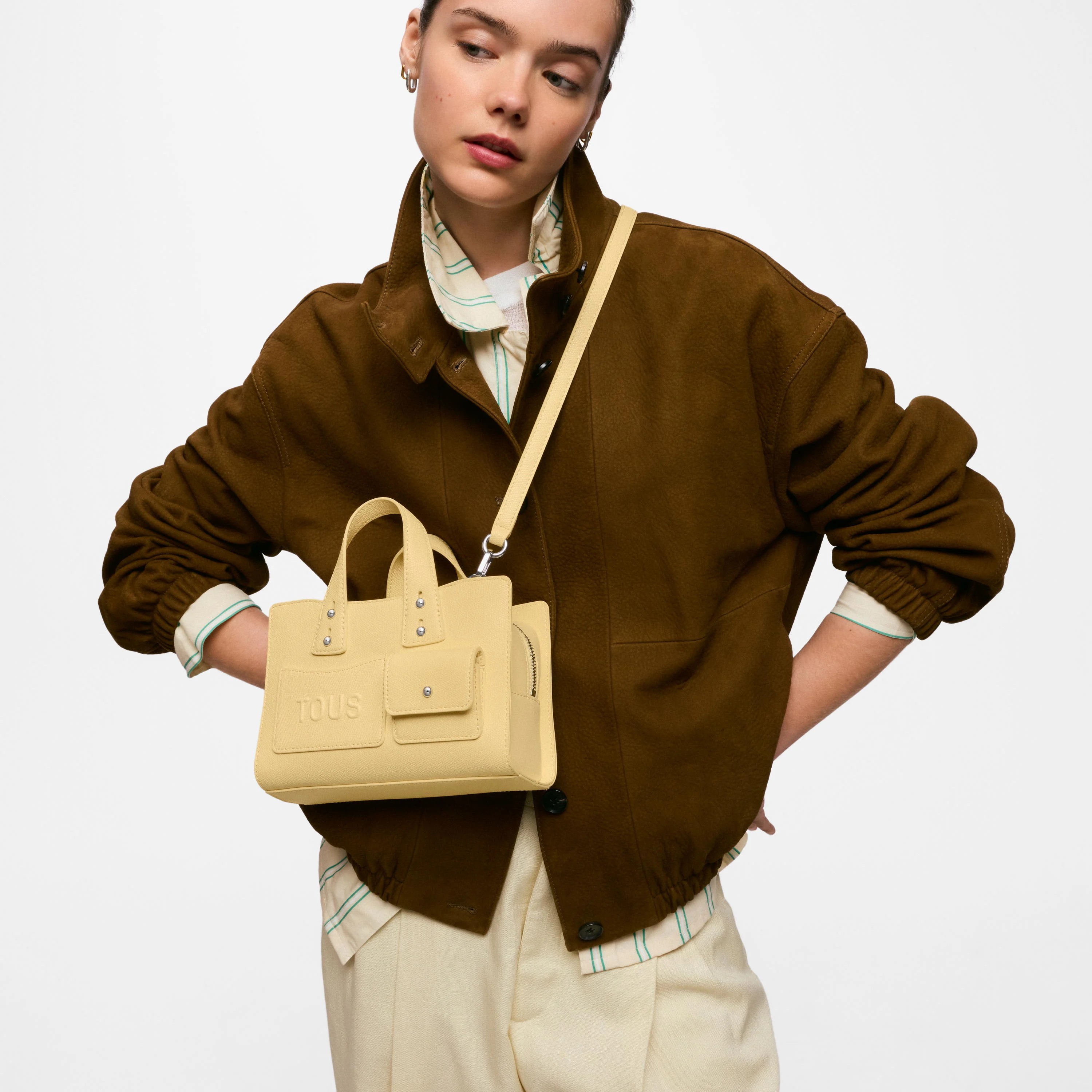 Small yellow Bowling bag TOUS Back to Basics - 1