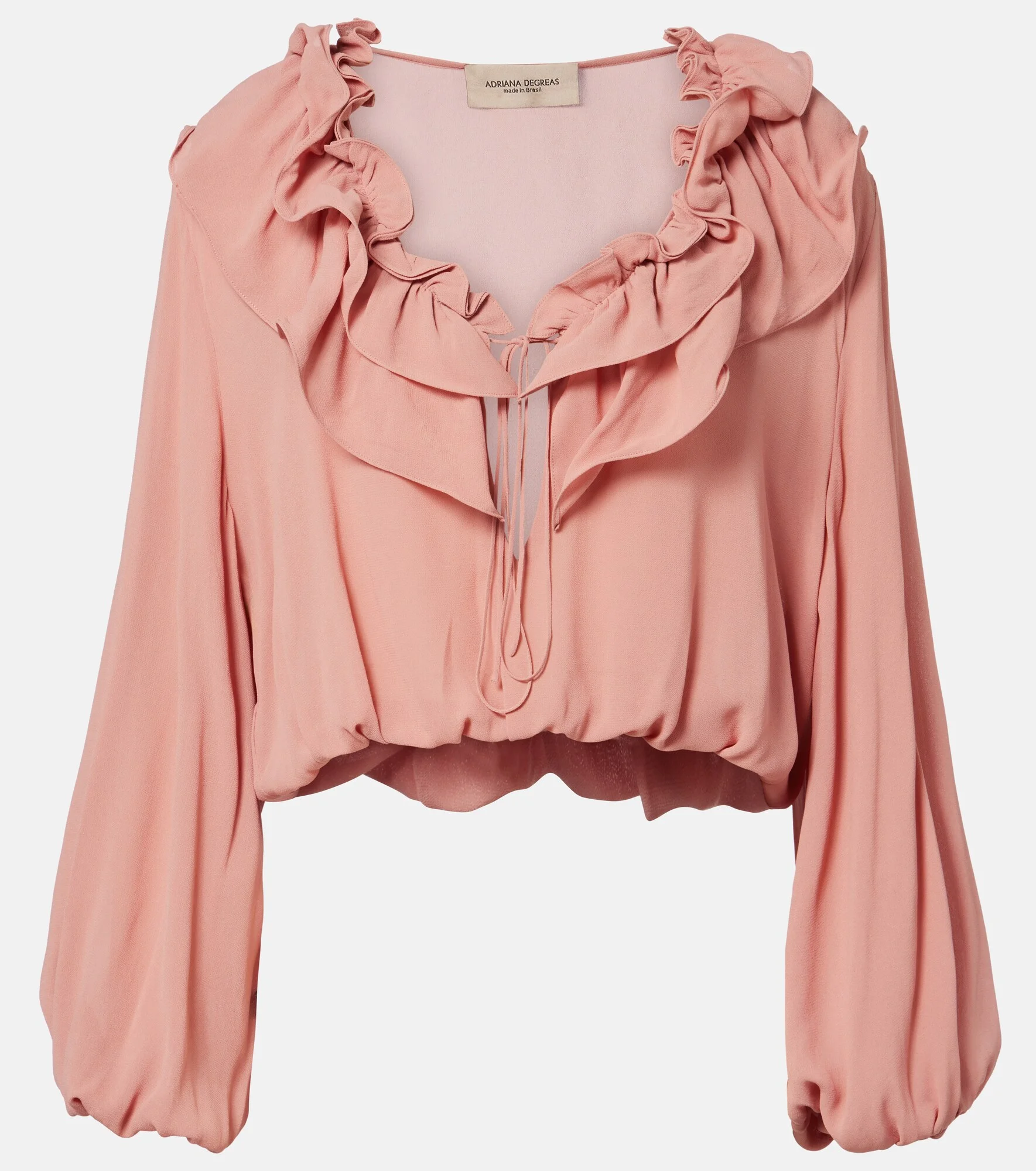 Ruffled crop top - 1