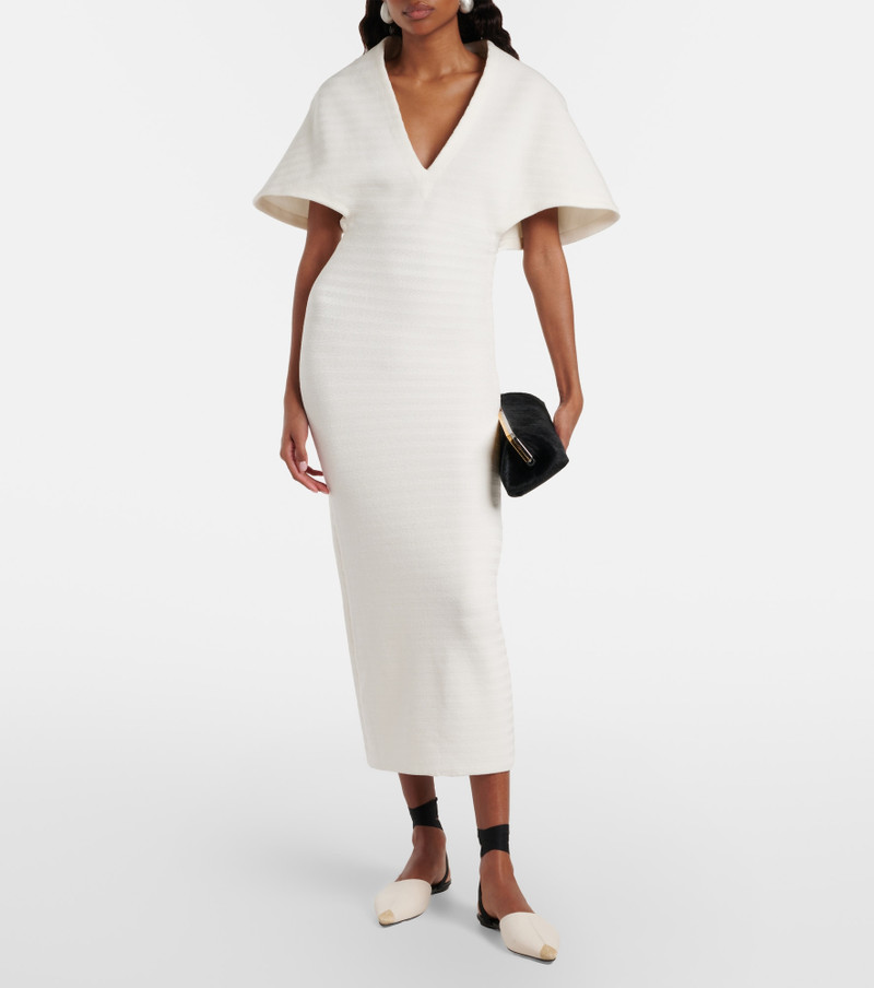 JACQUEMUS Knitted midi dress outlook