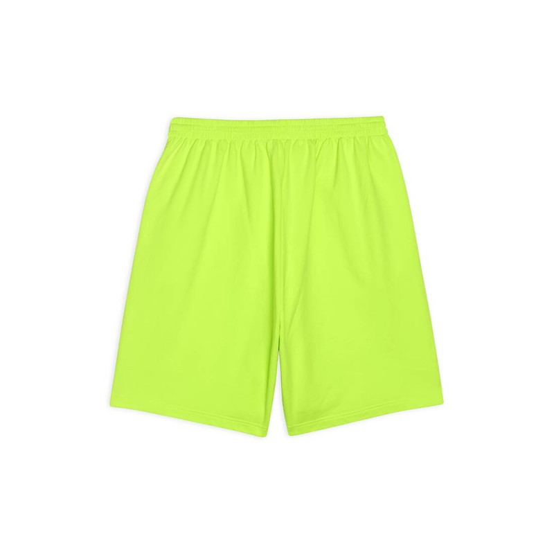 BALENCIAGA Men's Bb Corp Sweat Shorts in Yellow outlook