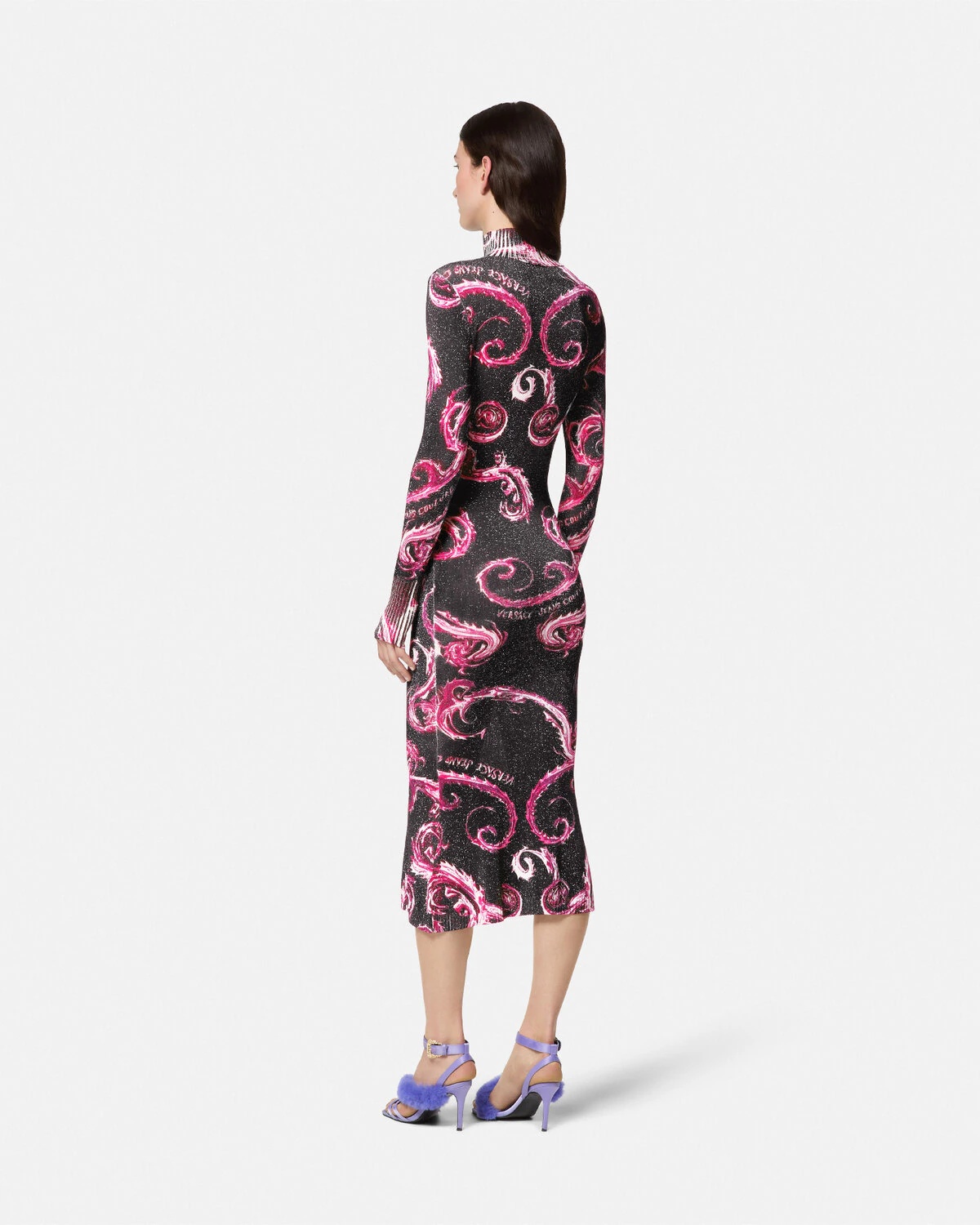 Chromo Couture Lurex Midi Dress - 4