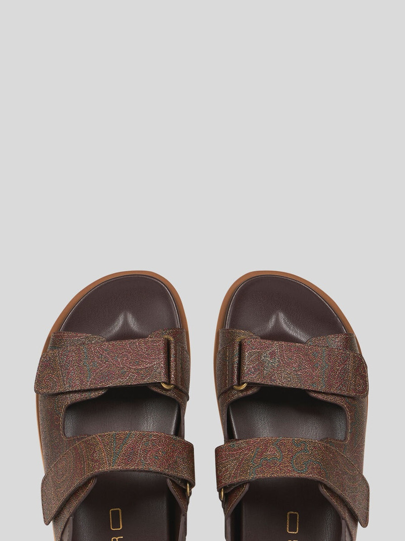Etro PAISLEY SANDALS WITH STRAP outlook
