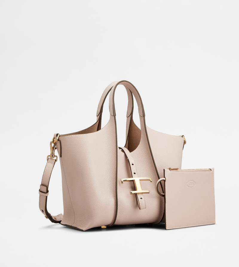 Tod's T TIMELESS SHOPPING BAG IN LEATHER MINI outlook