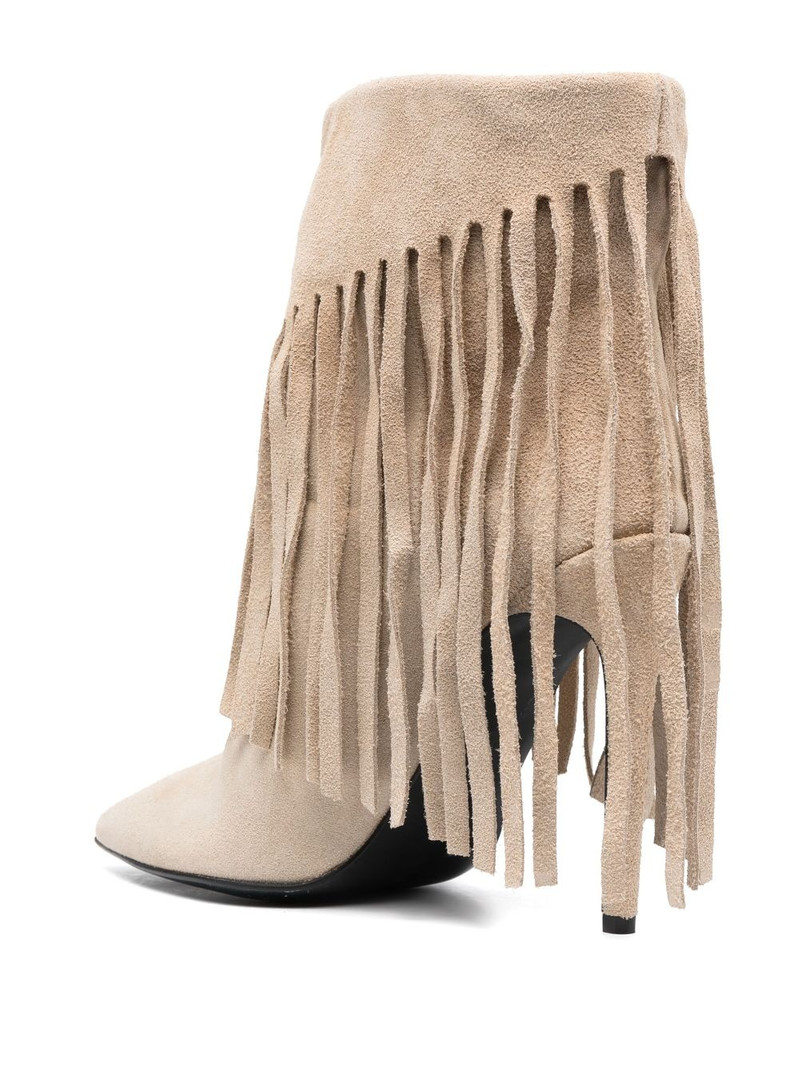 120mm fringe-detail ankle boots 3