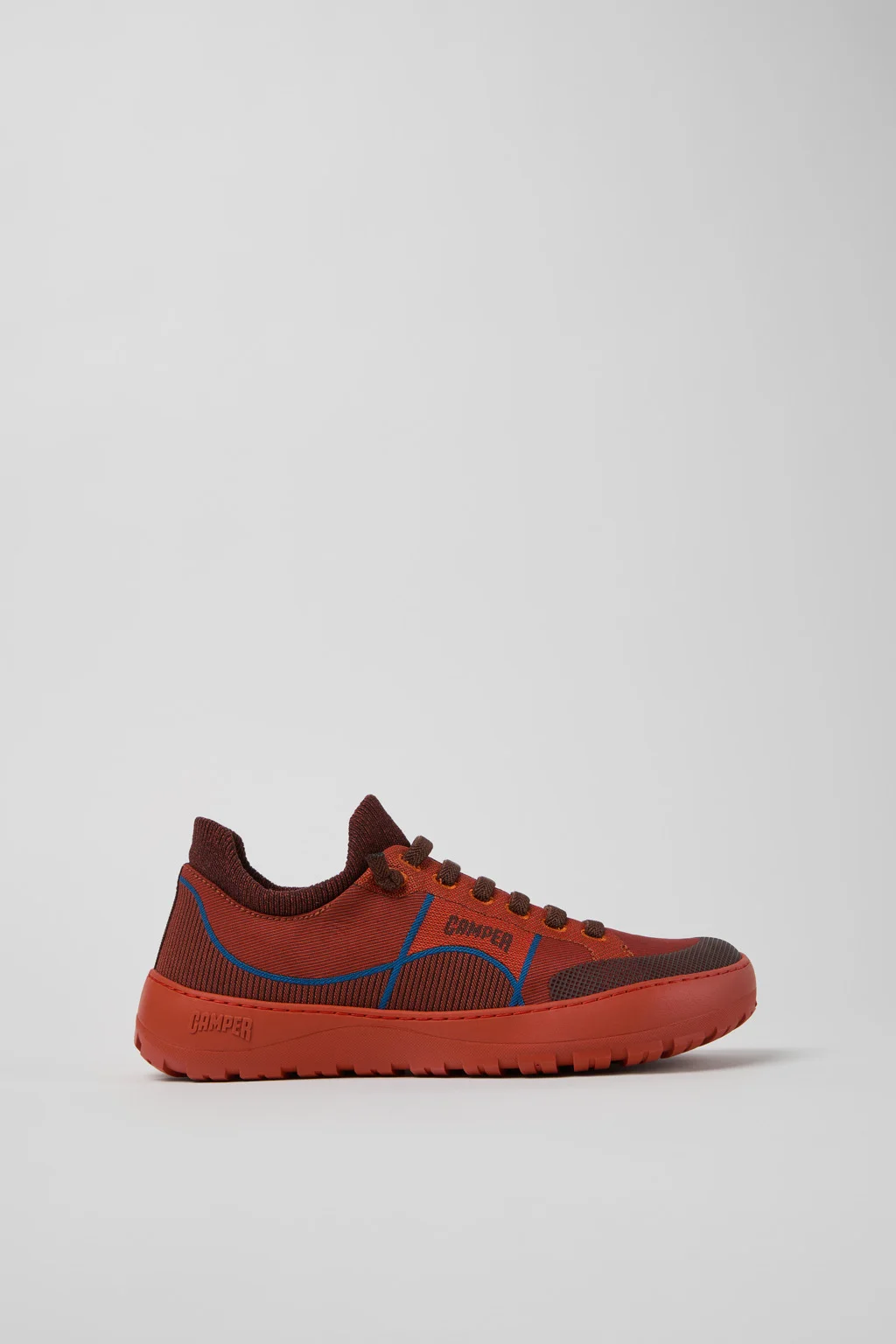 Peu Serra 360º Durable Burgundy Engineered Material Sneakers for Women - 1