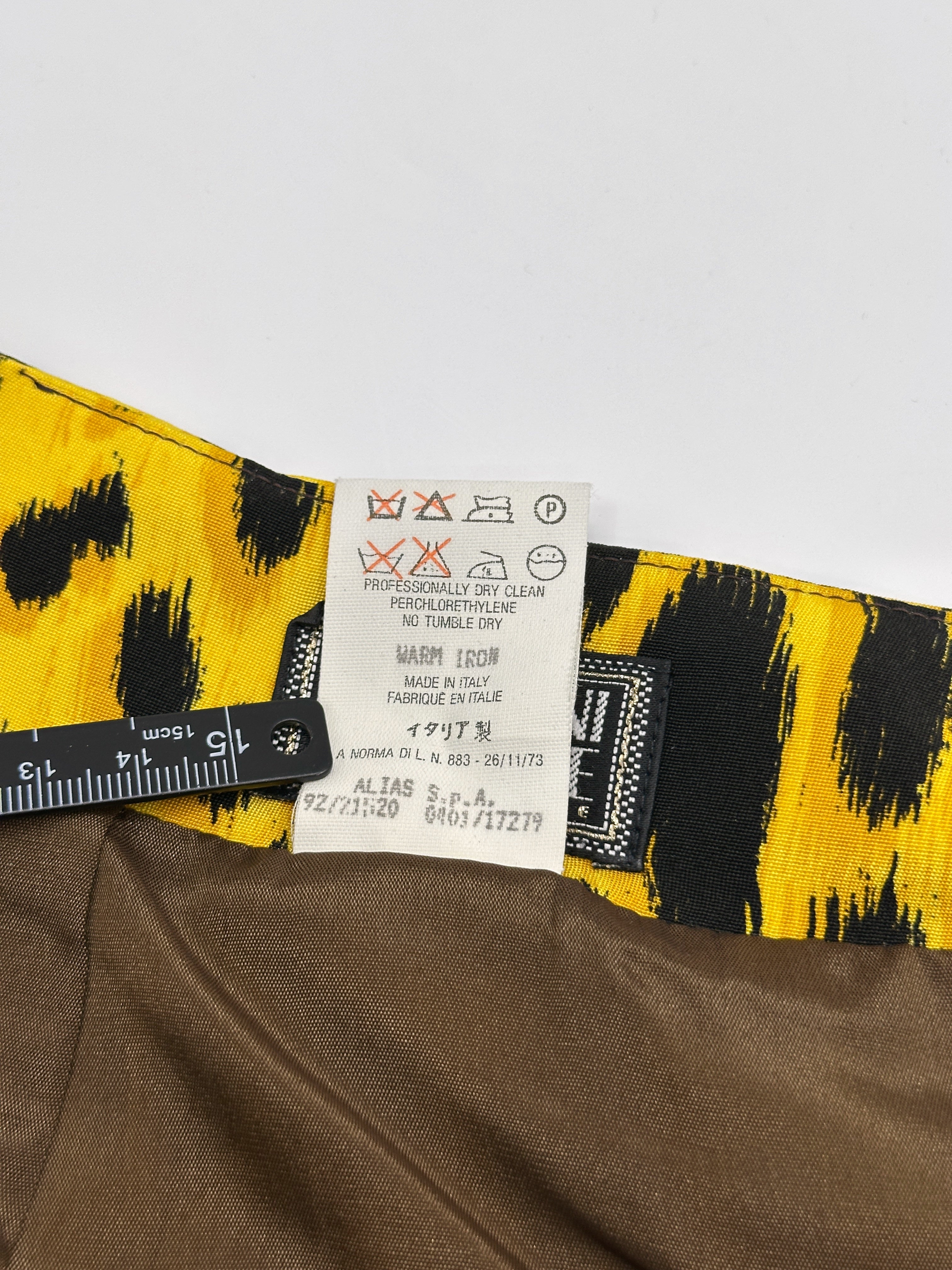 MONUMENTAL Gianni Versace Spring 1992 ANIMALIER Runway Leopard Print Silk Blazer Skirt Set 42 - 28