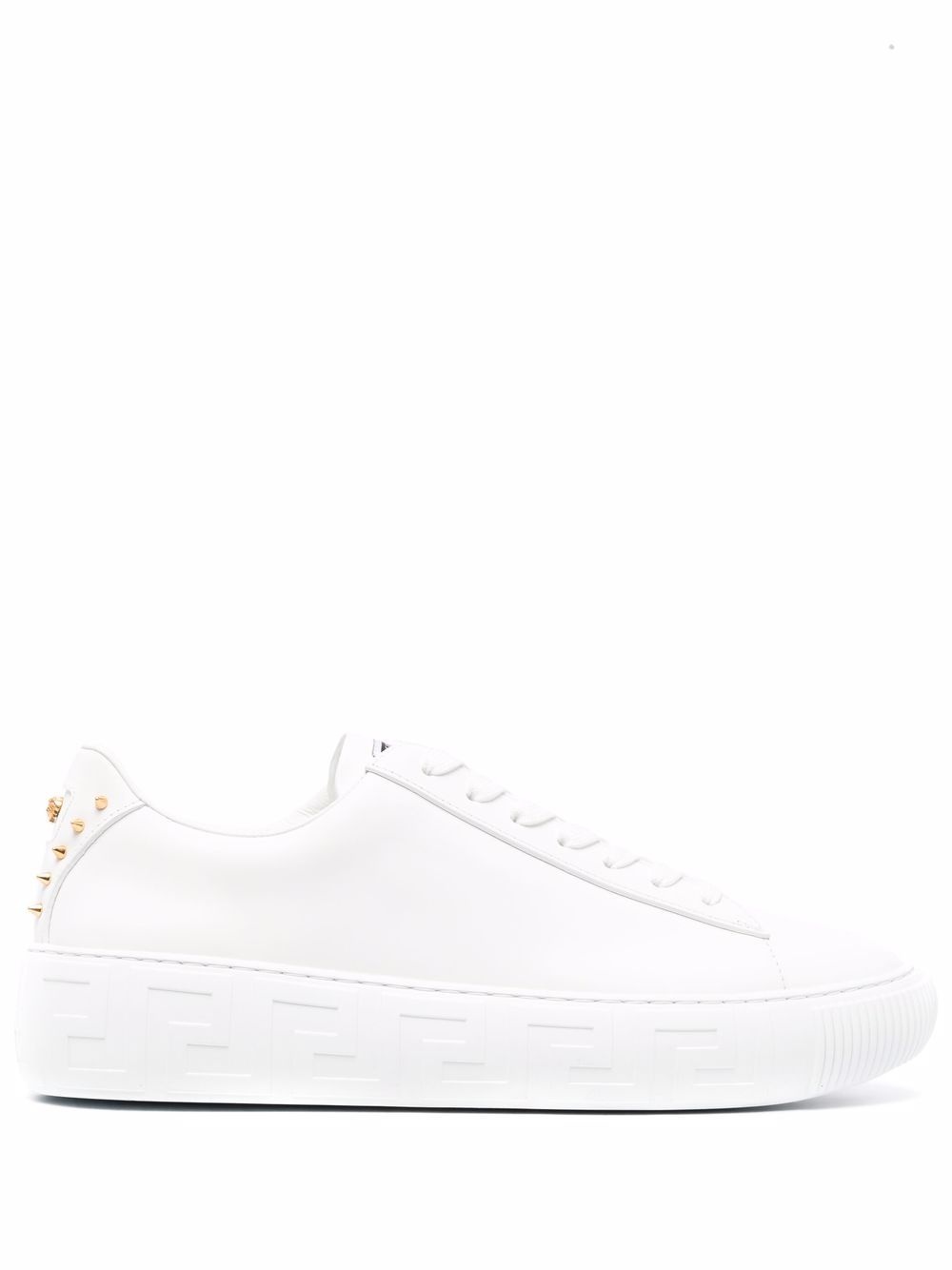 Greca studded low-top sneakers - 1