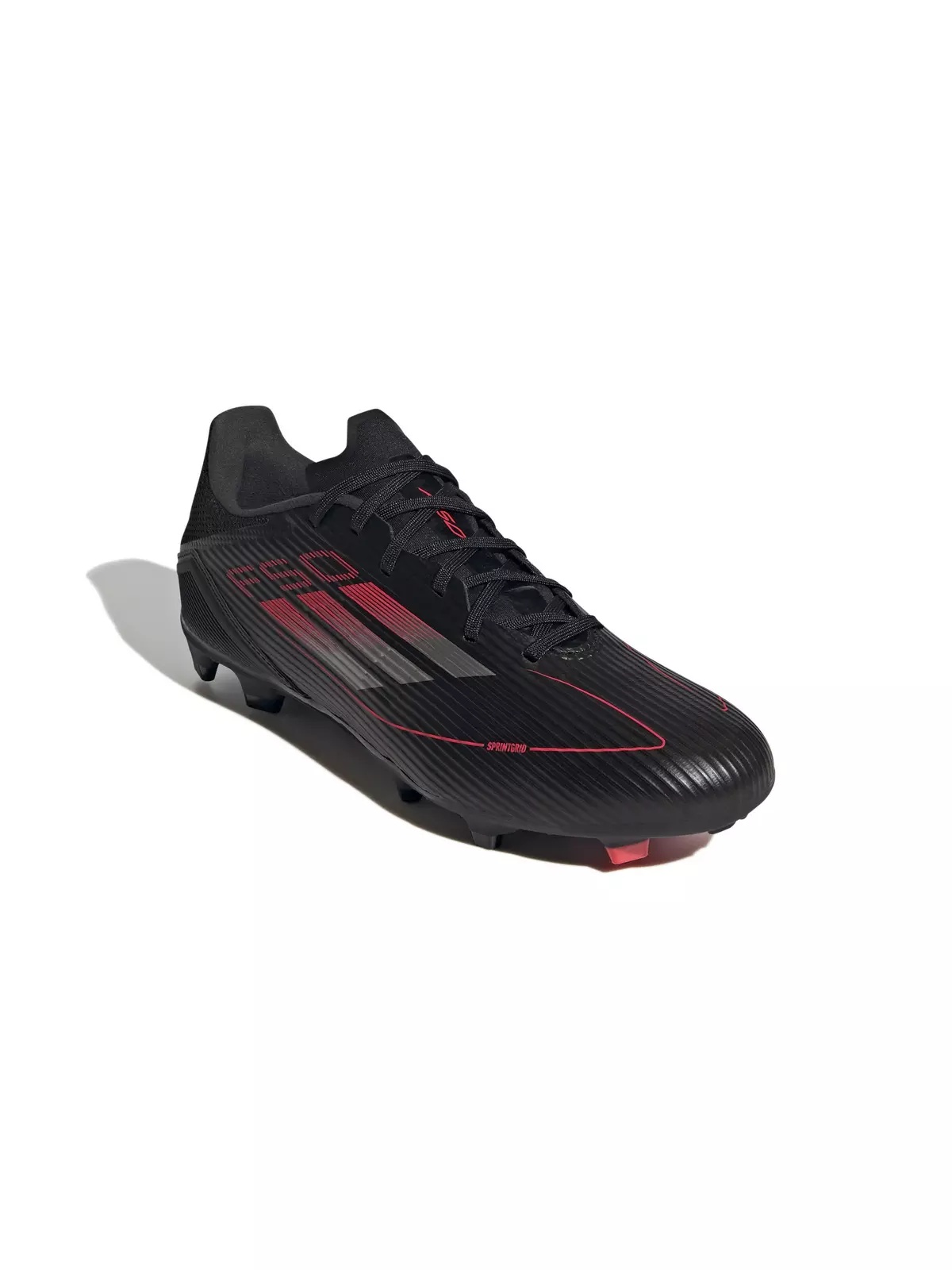 F50 League MG "Core Black/Iron Metallic/Lucid Red" Unisex Soccer Cleat - 3