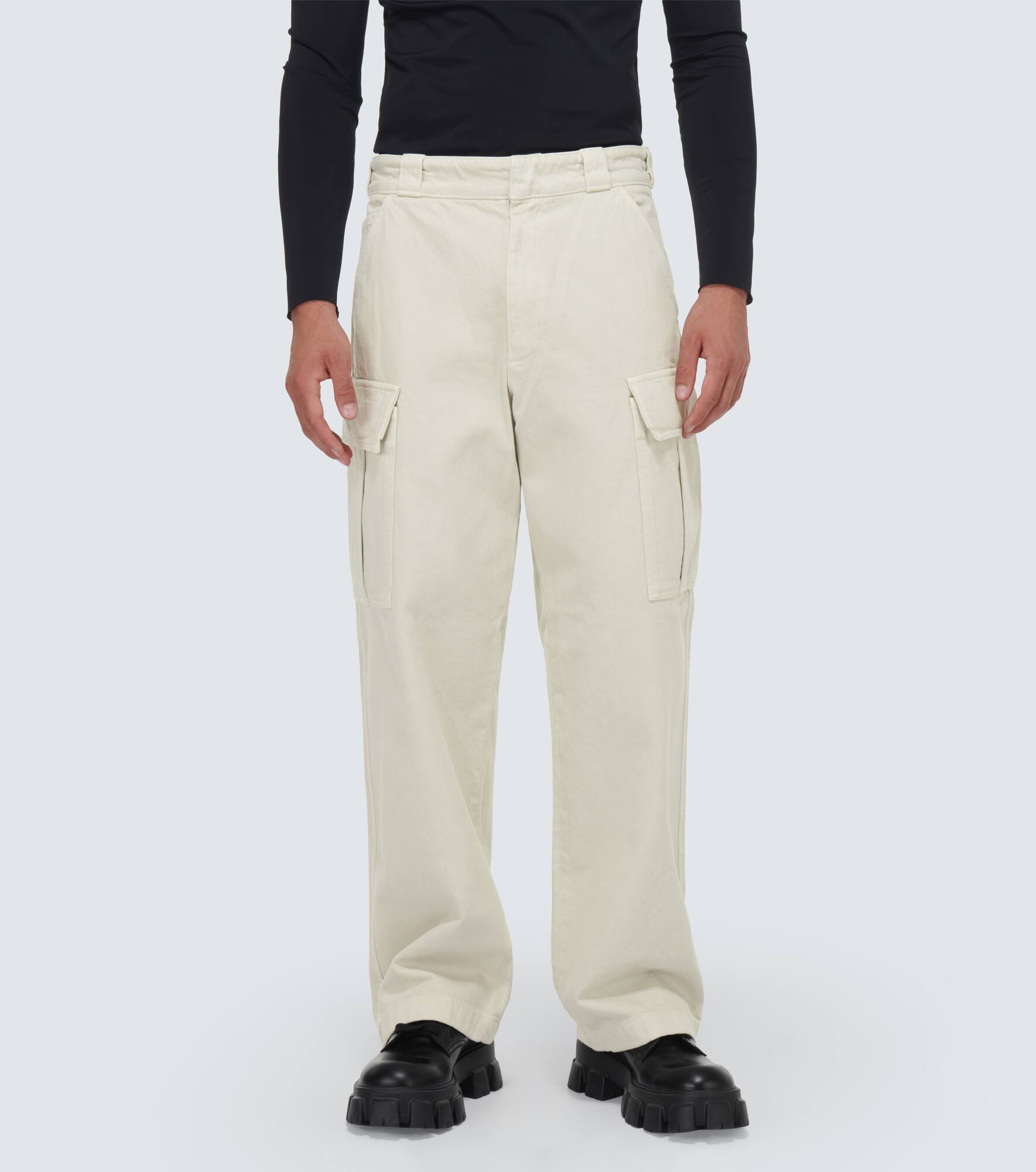 Denim cargo pants - 3