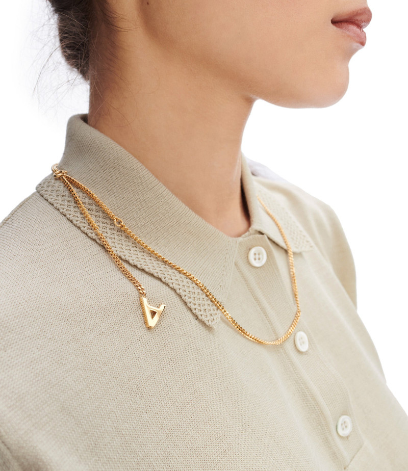 A.P.C. Logo A necklace outlook