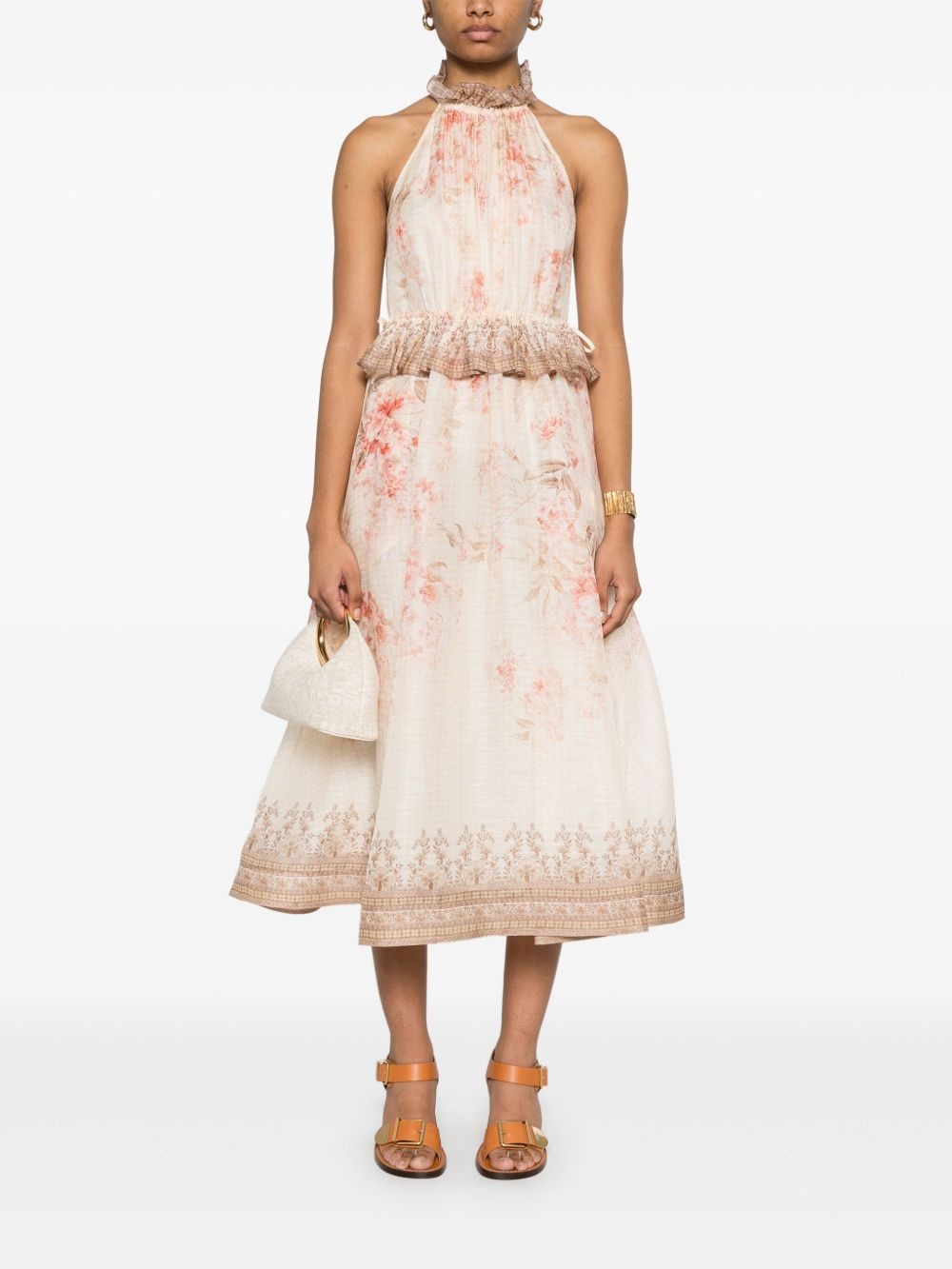Illuminate Halter midi dress - 2