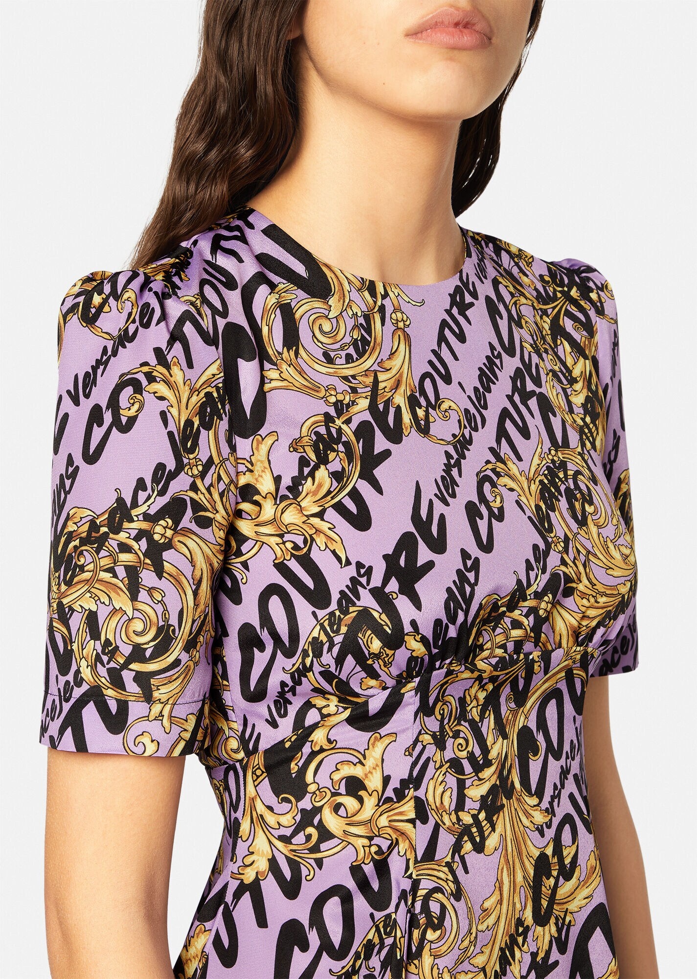 Logo Brush Couture Mini Dress - 5