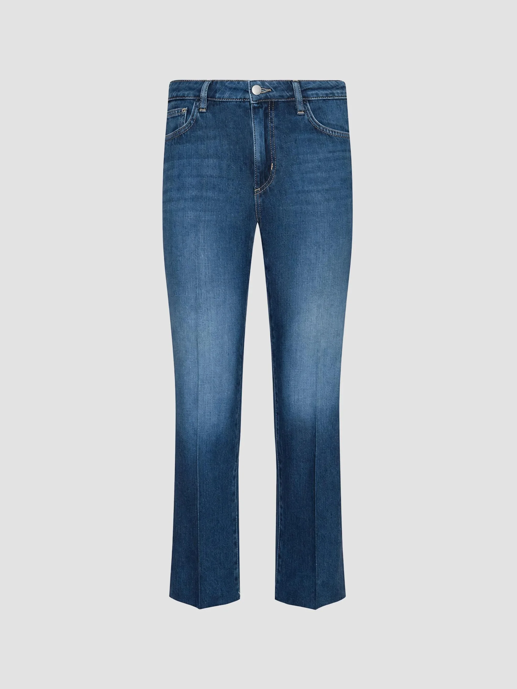 Women's Wanda Wide-Leg Crop Jeans - Idaho - 1