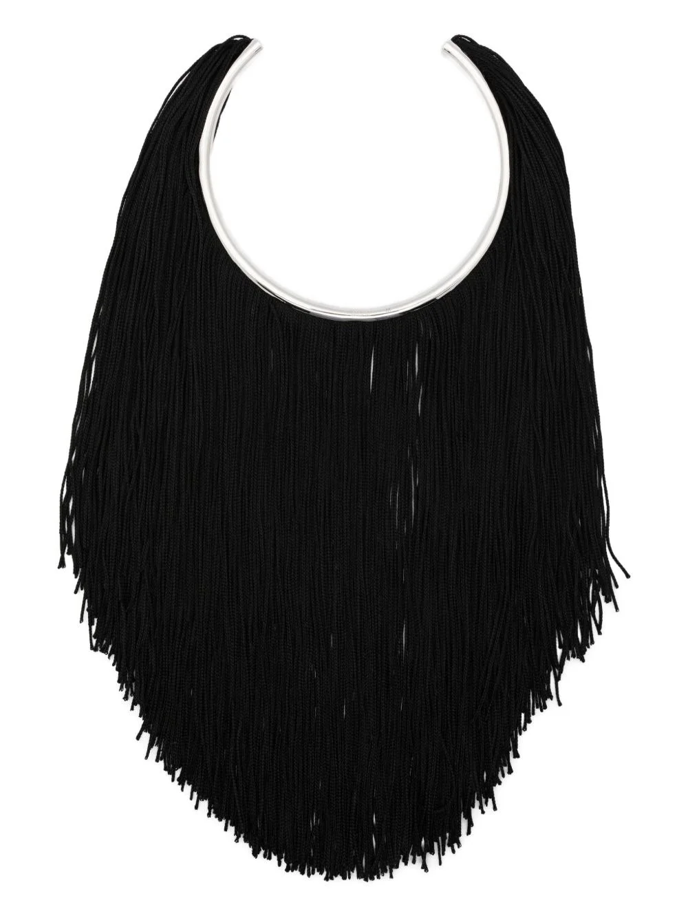 cord-fringe necklace - 1