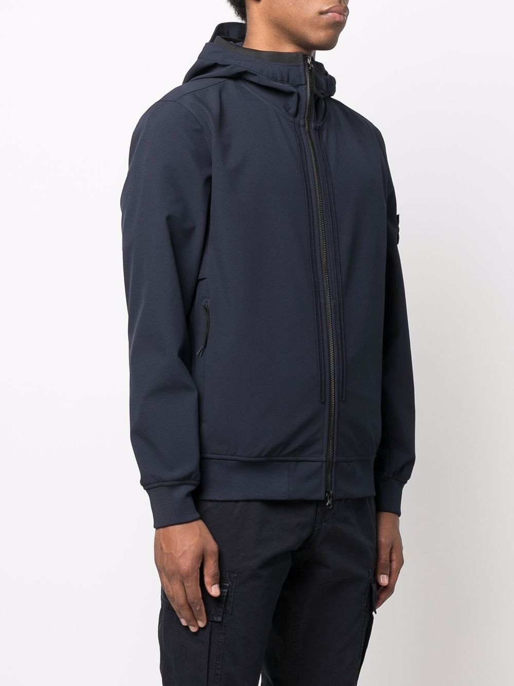 Compass badge hooded track jacket - 3