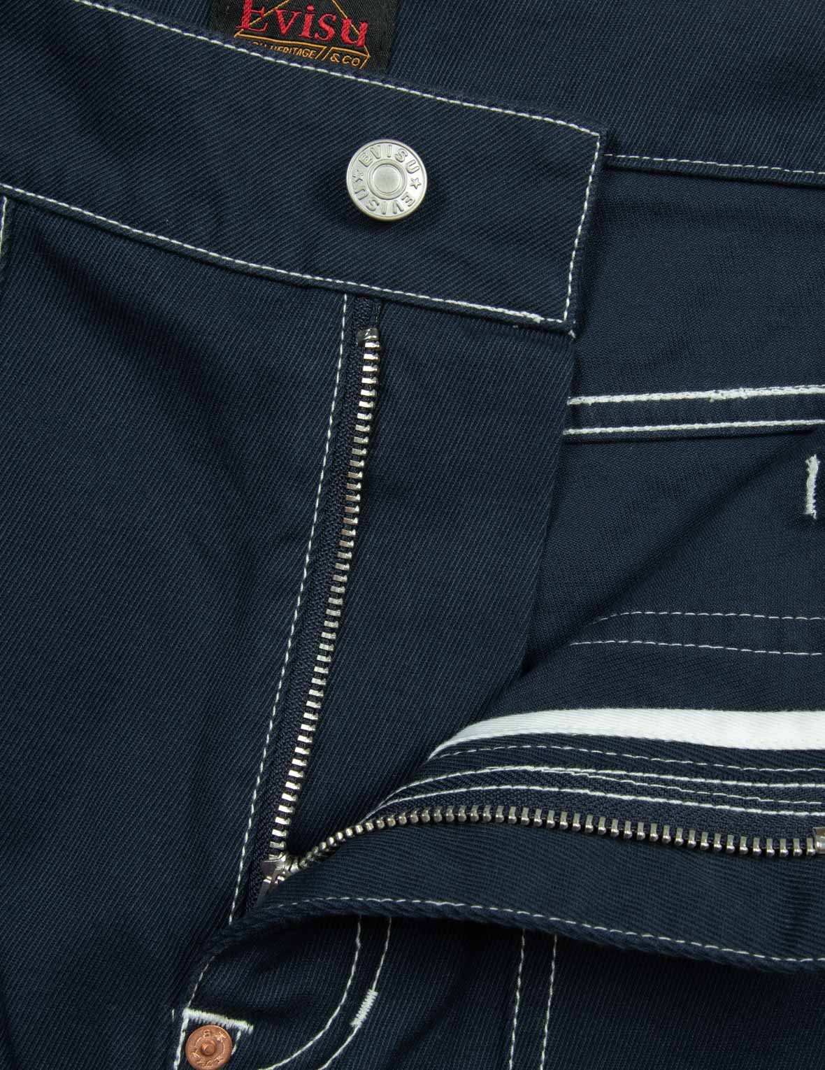 SEAGULL EMBROIDERY WITH CONTRASTING STITCH STRAIGHT FIT CARGO PANTS - 8