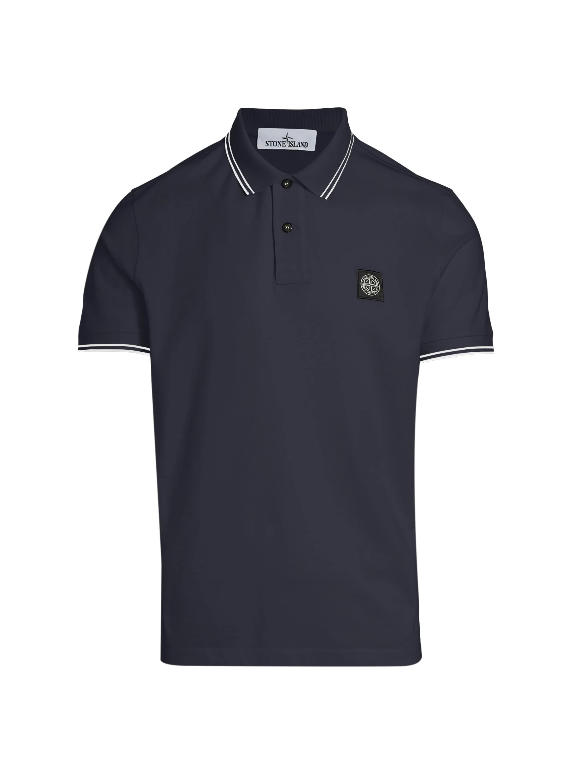 Men's Core Classic Cotton-Blend Polo Shirt - Navy Blue - 1