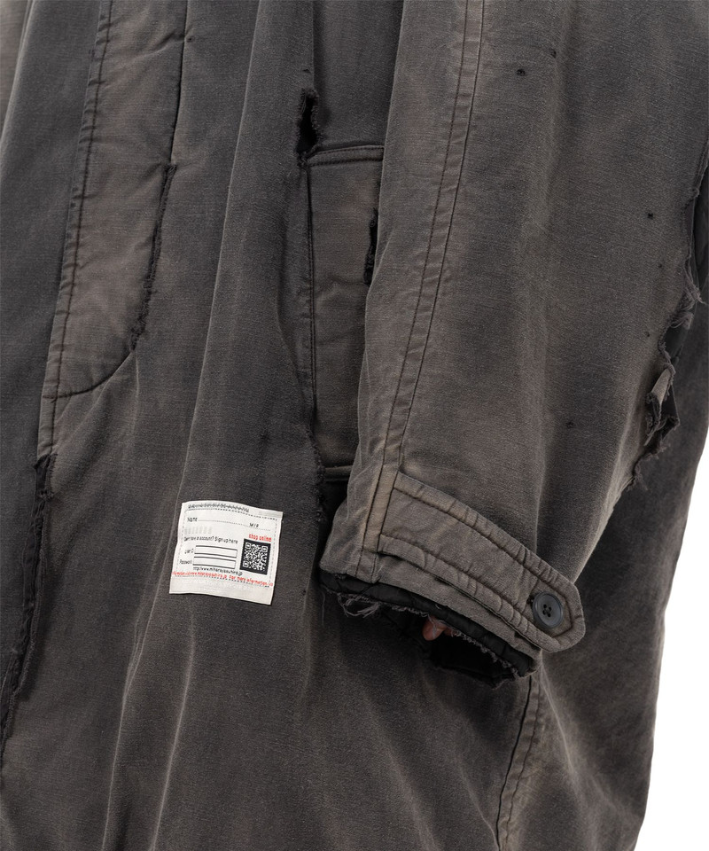 Distressed Balmacaan Coat 8