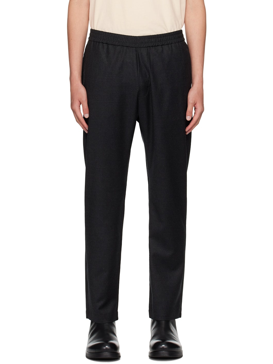Black Bativoga Trousers - 1