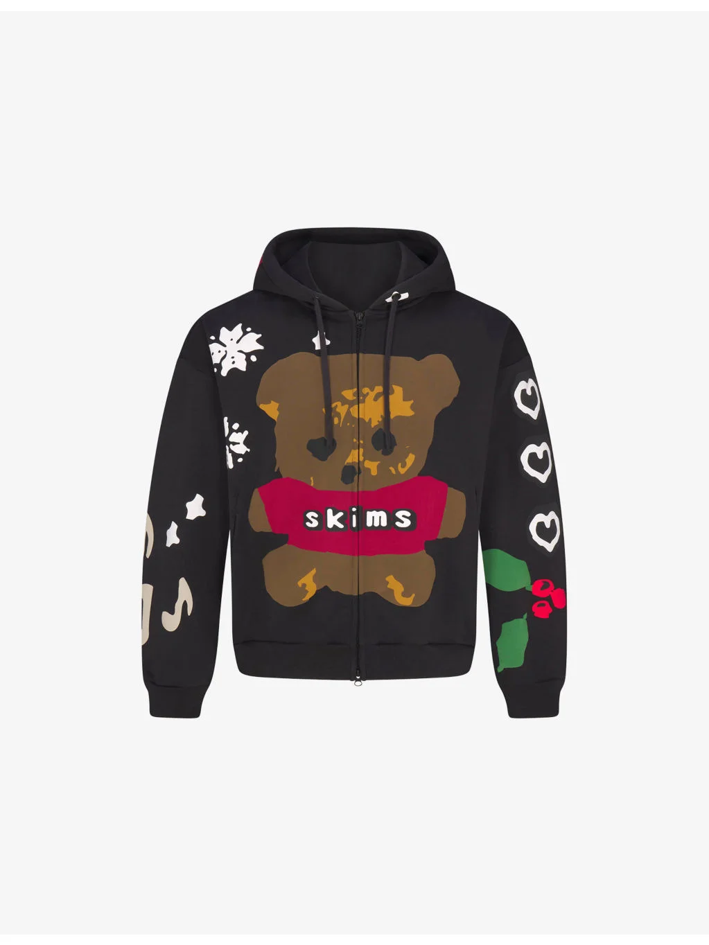 Cactus Plant Flea Market x SKIMS Graphic Zip-Through Cotton-Jersey Hoody - 1