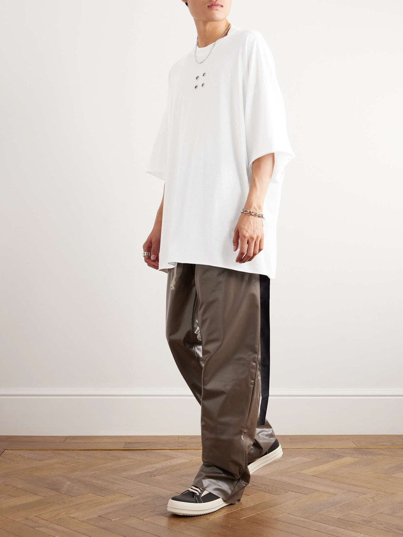Rick Owens DRKSHDW Tommy Oversized Embellished Cotton-Jersey T-Shirt outlook
