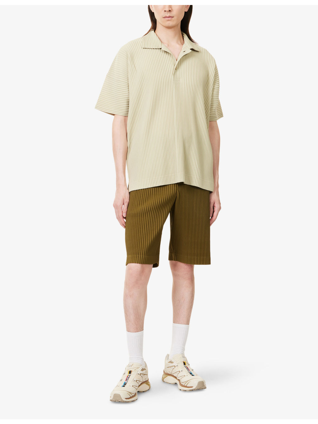 May V-Neck Regular-Fit Knitted Polo Shirt - 2