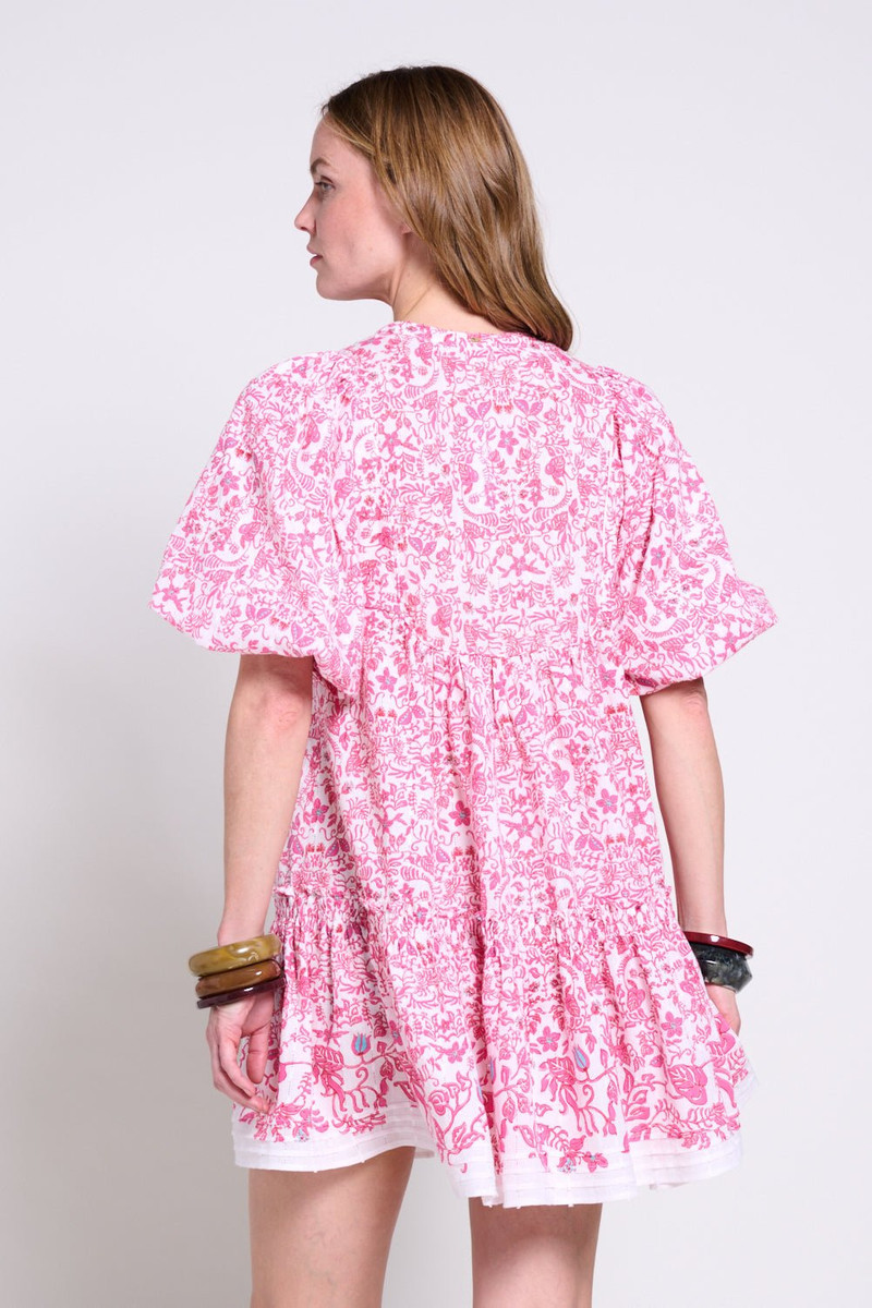 Mini Dress Cruz - Pink Tiare 5