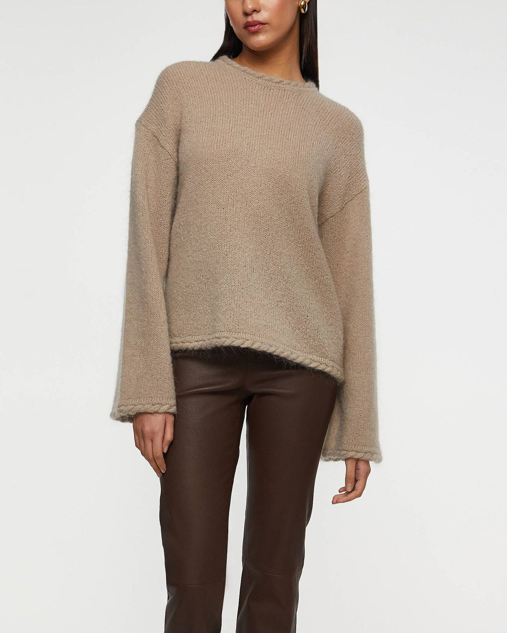 Sweater Cierra Braid Grey - 2