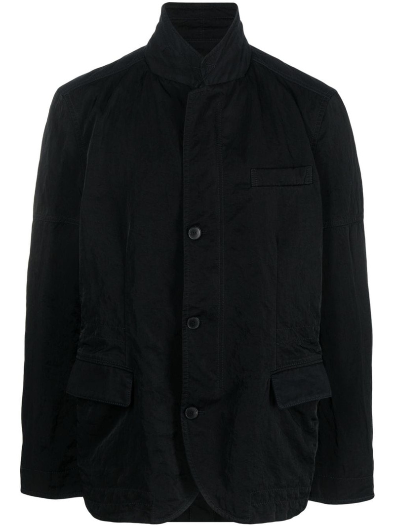 button-up cotton shirt jacket 1