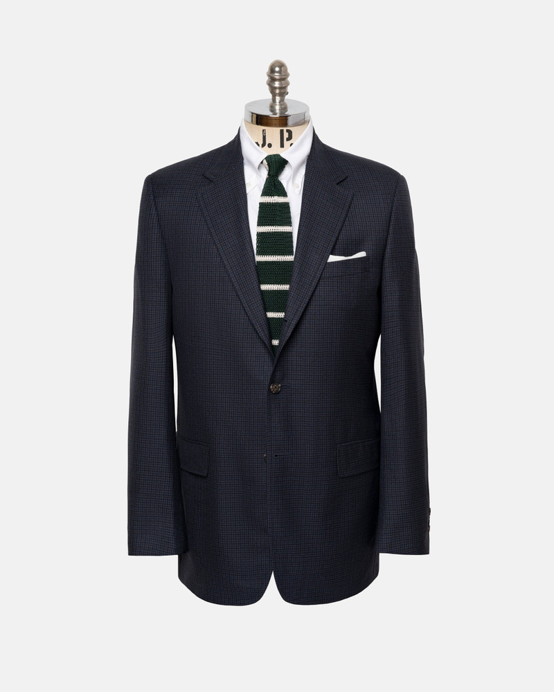 MADE-IN-CANADA NAVY MINI-CHECK SPORT COAT 1