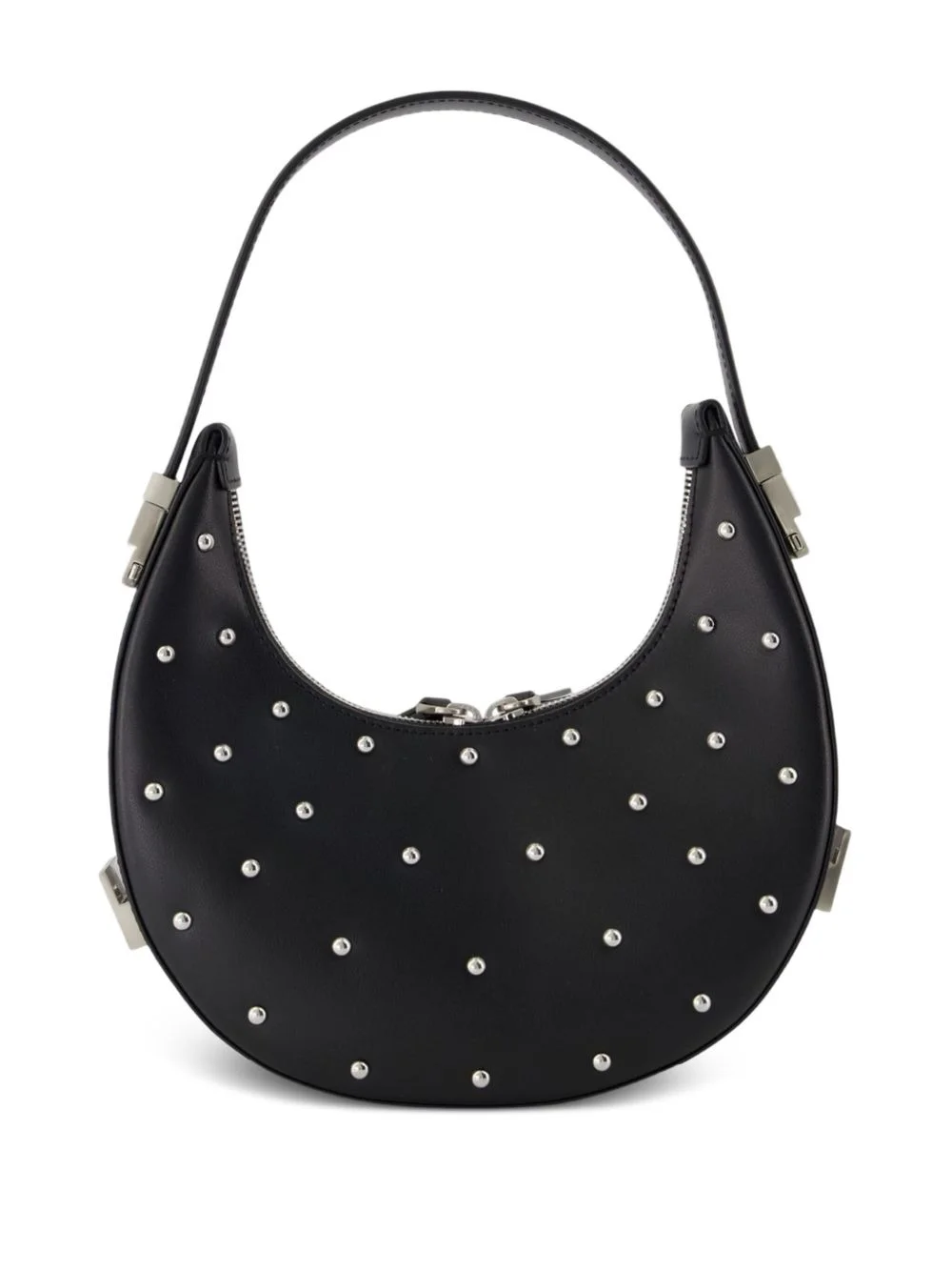 stud-embellished shoulder bag - 1