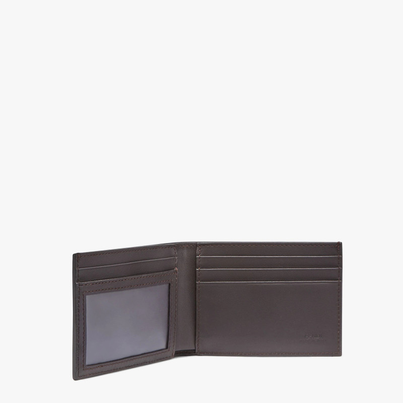 FENDI Brown fabric bi-fold outlook