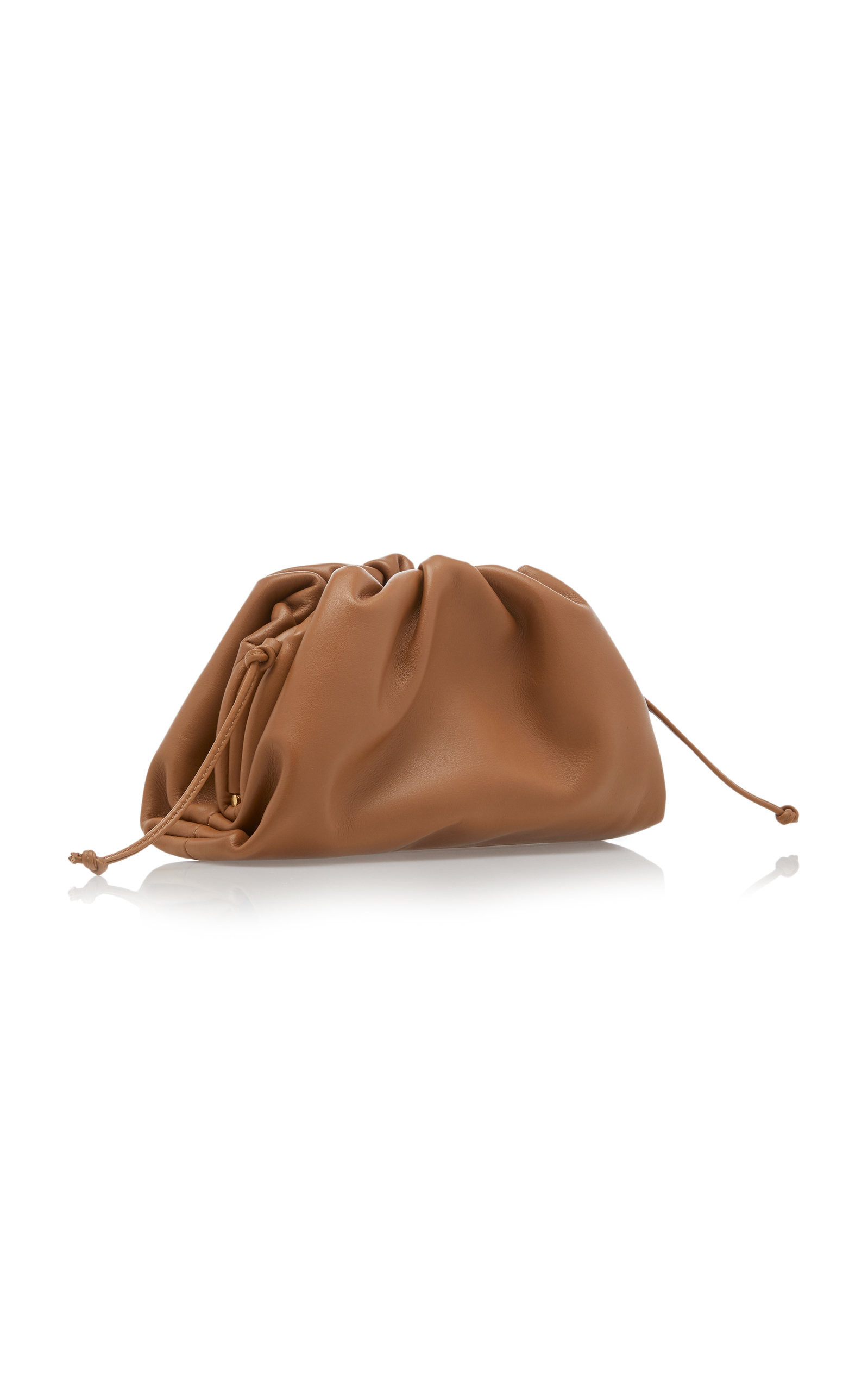 The Mini Pouch Leather Clutch brown - 4