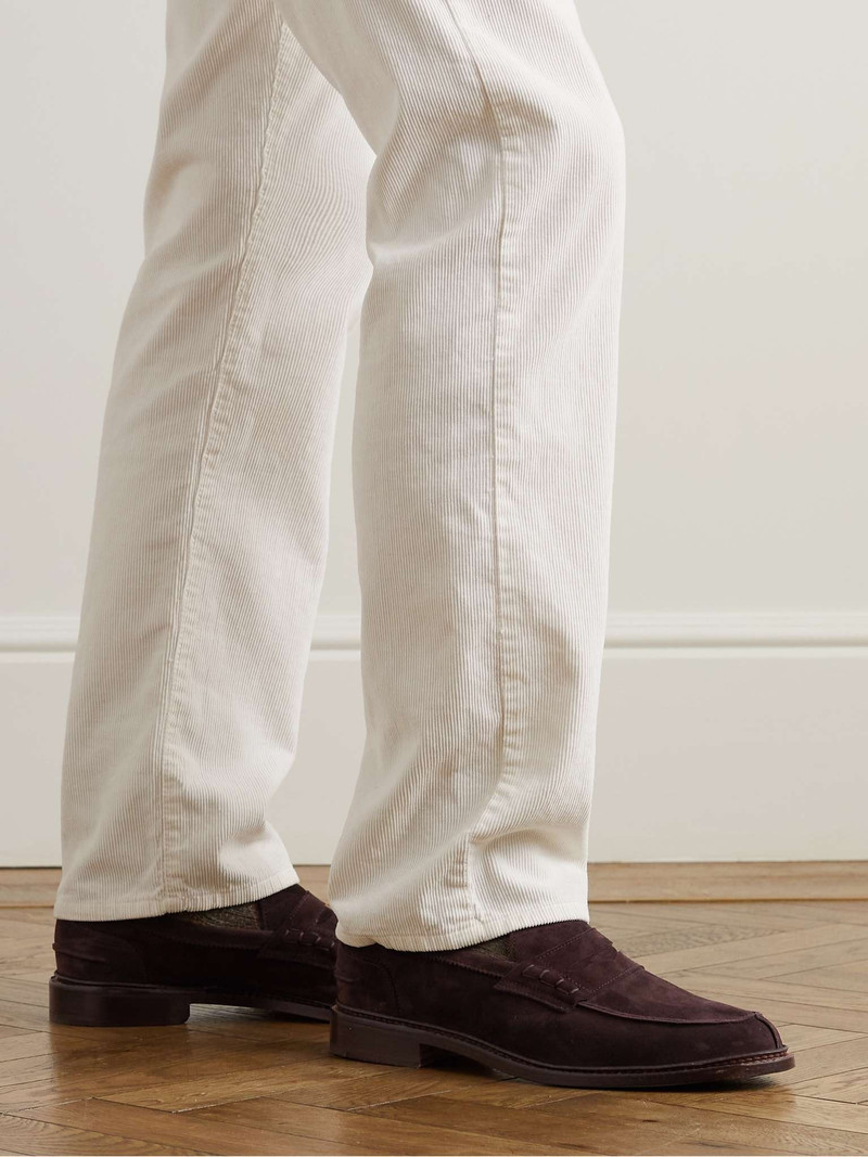 Tricker's Adam Suede Penny Loafers outlook
