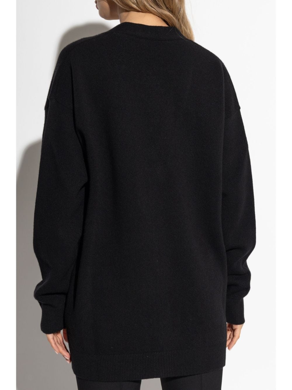 Medusa-button cardigan - 4