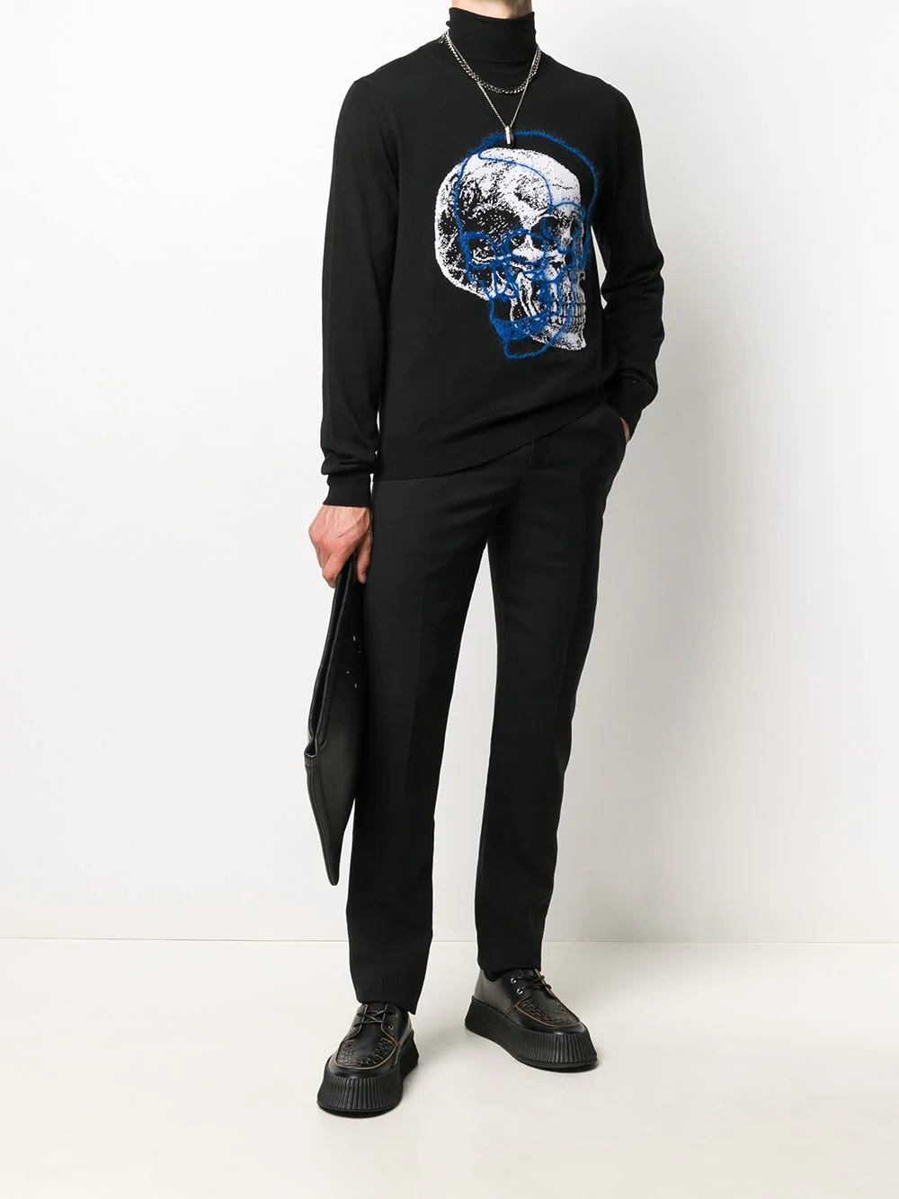 skull-print sweatshirt - 2