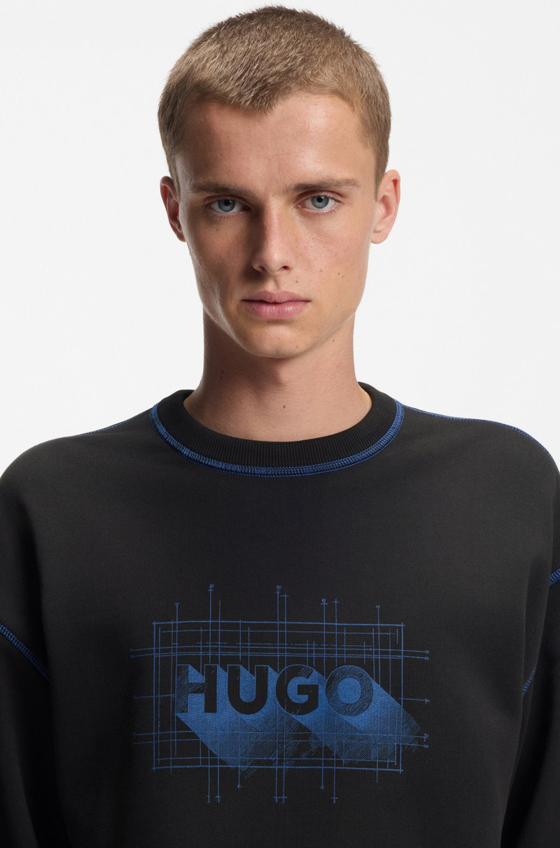 LOGO-ARTWORK SWEATSHIRT IN COTTON TERRY 3