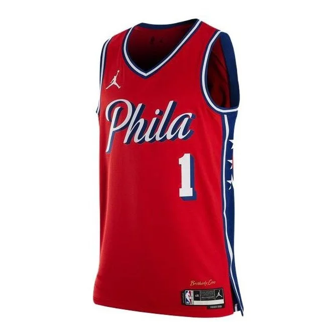 Air Jordan Dri-FIT NBA Swingman Jersey 'Philadelphia 76ers Statement Edition' DO9539-664 - 1