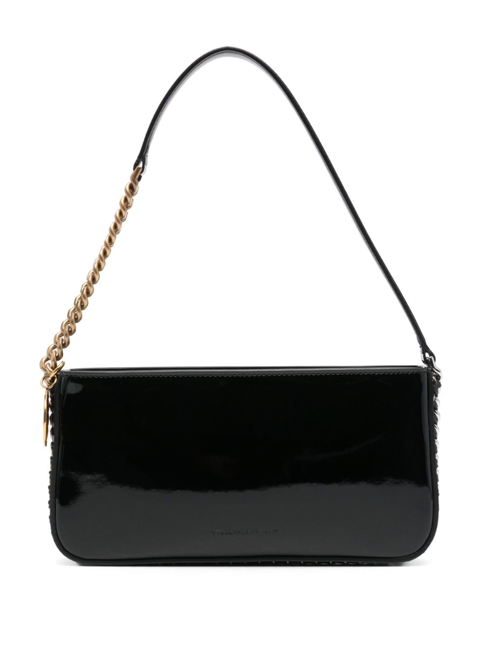 *STELLA MCCARTNEY*Frayme フェイクレザー ショルダーバッグ Women Black Frayme Small Zipped Shoulder Bag | Stella