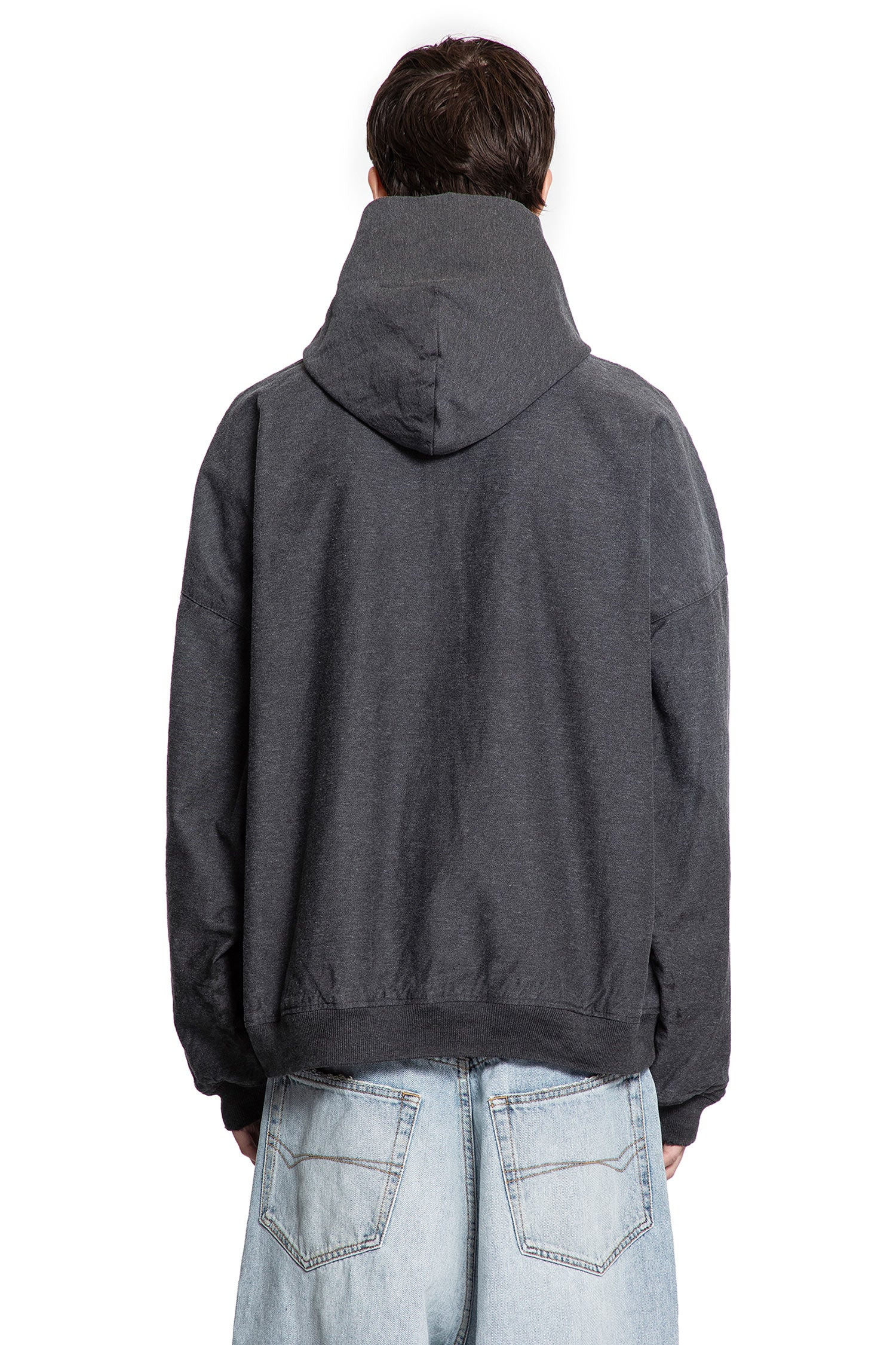Trompe-Loeil-Hoodie-In-Cotton-Denim - 3